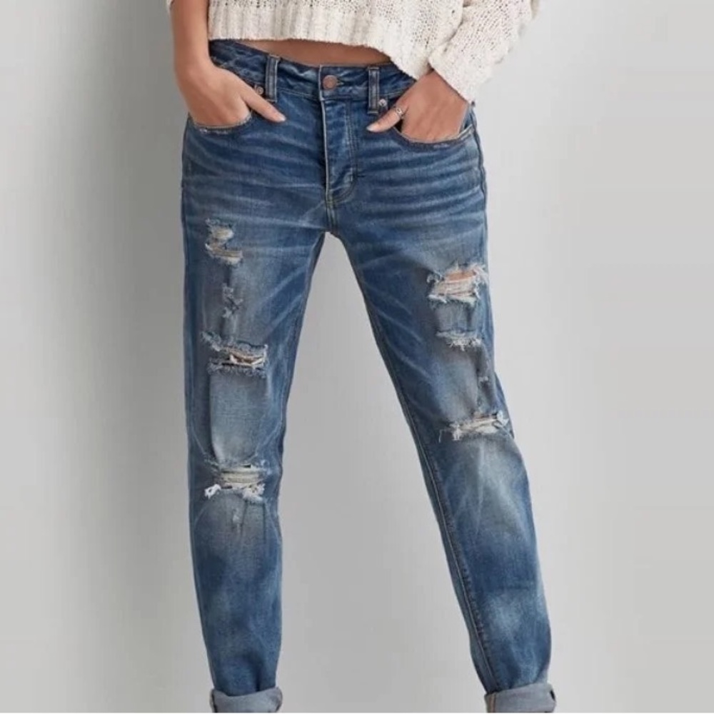 Button-fly boyfriend Jeans